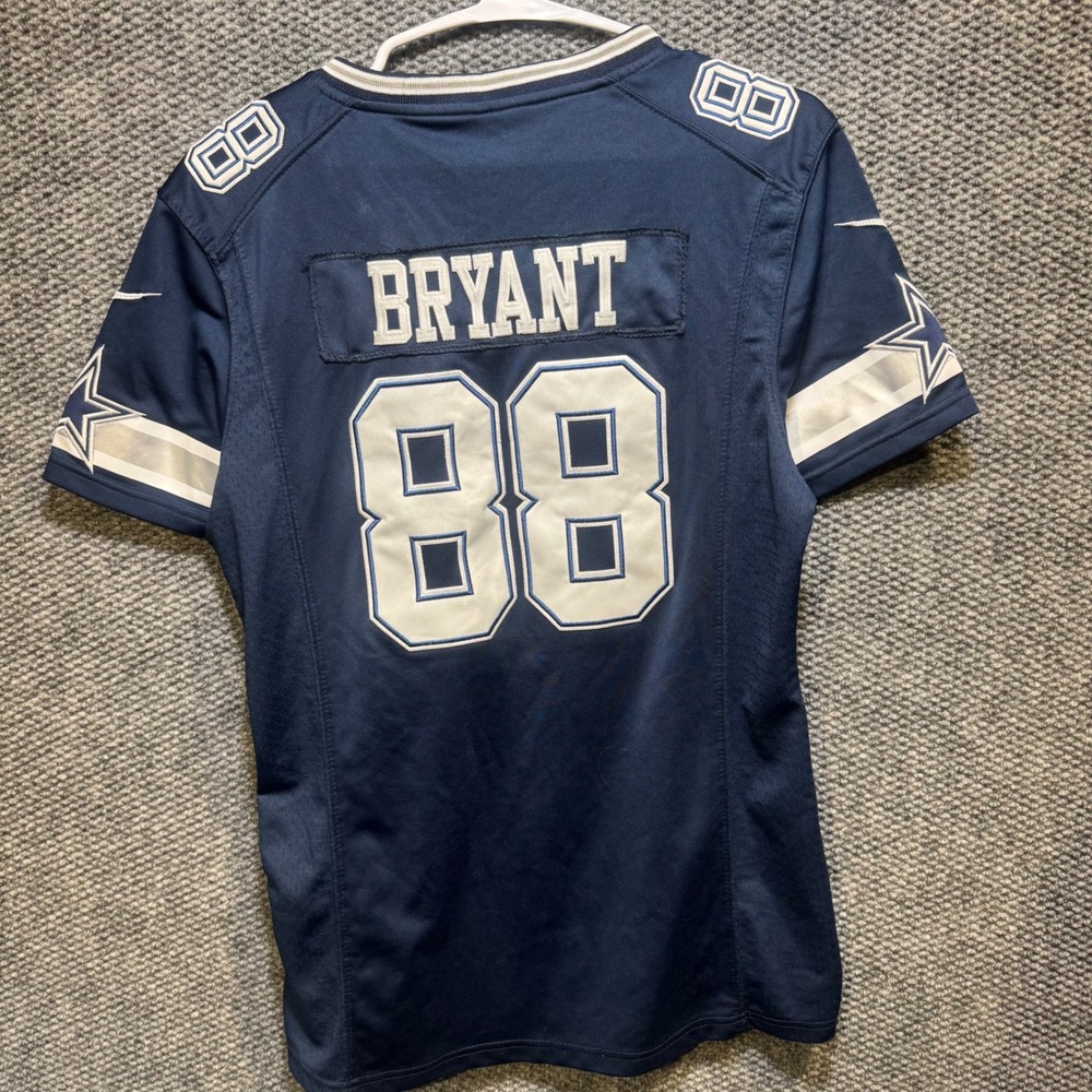 Nike Dallas Cowboys Dez Bryant 88 NFL On Field Jersey Navy Blue Womens XXL - Picture 4 of 4